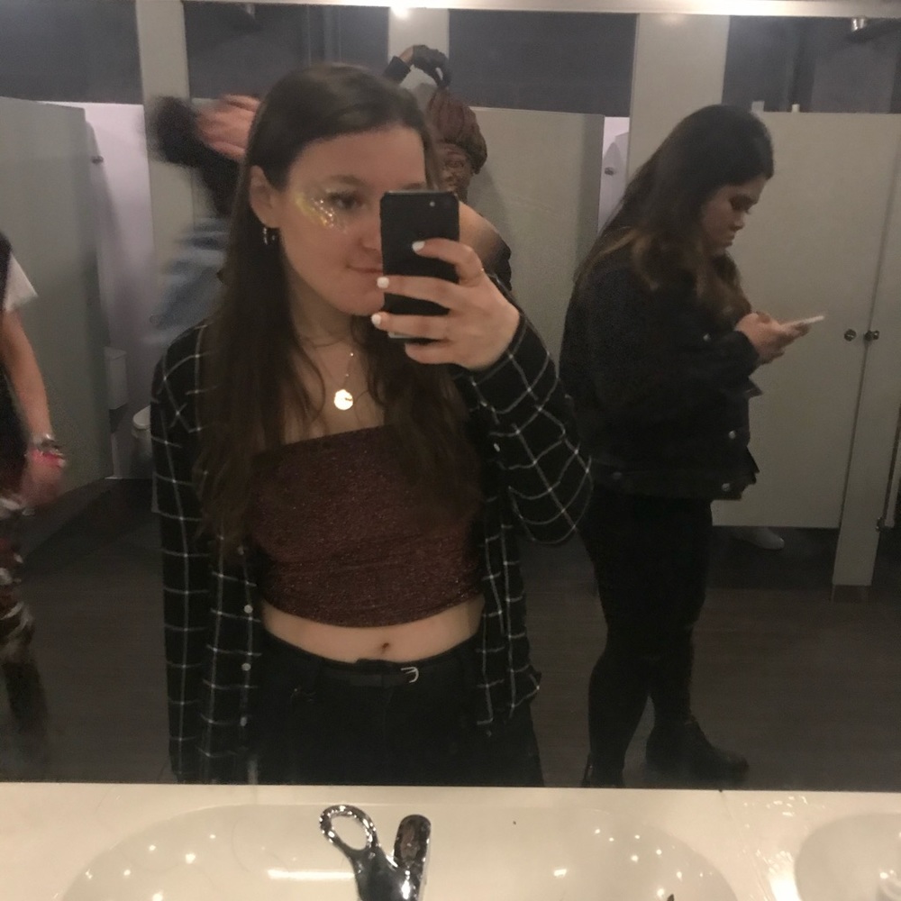 Sparkly Glittery Tube Top